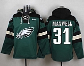 Philadelphia Eagles #31 Byron Maxwell Midnight Green Player Stitched Pullover NFL Hoodie,baseball caps,new era cap wholesale,wholesale hats