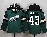 Philadelphia Eagles #43 Darren Sproles Midnight Green Player Stitched Pullover NFL Hoodie,baseball caps,new era cap wholesale,wholesale hats