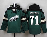 Philadelphia Eagles #71 Jason Peters Midnight Green Player Stitched Pullover NFL Hoodie,baseball caps,new era cap wholesale,wholesale hats