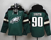 Philadelphia Eagles #90 Marcus Smith Midnight Green Player Stitched Pullover NFL Hoodie,baseball caps,new era cap wholesale,wholesale hats