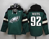 Philadelphia Eagles #92 Reggie White Midnight Green Player Stitched Pullover NFL Hoodie,baseball caps,new era cap wholesale,wholesale hats