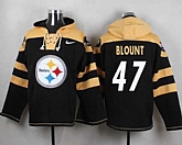 Pittsburgh Steelers #47 Mel Blount Black Player Stitched Pullover NFL Hoodie,baseball caps,new era cap wholesale,wholesale hats