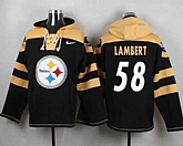 Pittsburgh Steelers #58 Jack Lambert Black Player Stitched Pullover NFL Hoodie,baseball caps,new era cap wholesale,wholesale hats
