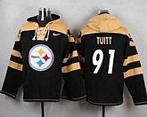 Pittsburgh Steelers #91 Stephon Tuitt Black Player Stitched Pullover NFL Hoodie,baseball caps,new era cap wholesale,wholesale hats