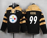 Pittsburgh Steelers #99 Brett Keisel Black Player Stitched Pullover NFL Hoodie,baseball caps,new era cap wholesale,wholesale hats