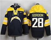 San Diego Chargers #28 Melvin Gordon Navy Blue Player Stitched Pullover NFL Hoodie,baseball caps,new era cap wholesale,wholesale hats