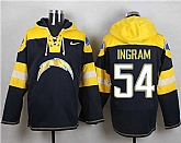 San Diego Chargers #54 Melvin Ingram Navy Blue Player Stitched Pullover NFL Hoodie,baseball caps,new era cap wholesale,wholesale hats