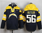 San Diego Chargers #56 Donald Butler Navy Blue Player Stitched Pullover NFL Hoodie,baseball caps,new era cap wholesale,wholesale hats