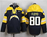San Diego Chargers #80 Malcom Floyd Navy Blue Player Stitched Pullover NFL Hoodie,baseball caps,new era cap wholesale,wholesale hats