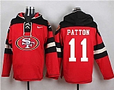 San Francisco 49ers #11 Quinton Patton Red Player Stitched Pullover NFL Hoodie,baseball caps,new era cap wholesale,wholesale hats