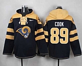 St. Louis Rams #89 Jared Cook Navy Blue Player Stitched Pullover NFL Hoodie,baseball caps,new era cap wholesale,wholesale hats