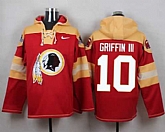 Washington Redskins #10 Robert Griffin III Burgundy Red Player Stitched Pullover NFL Hoodie,baseball caps,new era cap wholesale,wholesale hats