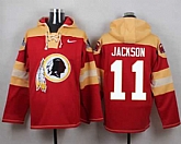 Washington Redskins #11 DeSean Jackson Burgundy Red Player Stitched Pullover NFL Hoodie,baseball caps,new era cap wholesale,wholesale hats