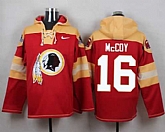 Washington Redskins #16 Colt McCoy Burgundy Red Player Stitched Pullover NFL Hoodie,baseball caps,new era cap wholesale,wholesale hats