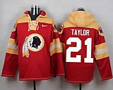 Washington Redskins #21 Sean Taylor Burgundy Red Player Stitched Pullover NFL Hoodie,baseball caps,new era cap wholesale,wholesale hats