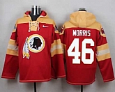 Washington Redskins #46 Alfred Morris Burgundy Red Player Stitched Pullover NFL Hoodie,baseball caps,new era cap wholesale,wholesale hats