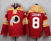 Washington Redskins #8 Kirk Cousins Burgundy Red Player Stitched Pullover NFL Hoodie,baseball caps,new era cap wholesale,wholesale hats
