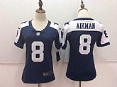 Women Nike Cowboys #8 Troy Aikman Navy Vapor Untouchable Player Limited Jersey,baseball caps,new era cap wholesale,wholesale hats