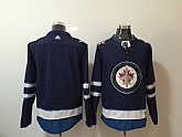 Customized Men's Winnipeg Jets Navy Adidas Stitched NHL Jersey,baseball caps,new era cap wholesale,wholesale hats