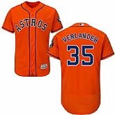 Houston Astros #35 Justin Verlander Orange Flexbase Jersey,baseball caps,new era cap wholesale,wholesale hats