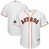 Houston Astros Blank White 2017 World Series Champions Cool Base Player Jersey,baseball caps,new era cap wholesale,wholesale hats