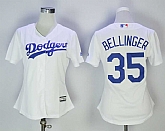 Los Angeles Dodgers #35 Cody Bellinger White Women Cool Base Stitched MLB Jerseys,baseball caps,new era cap wholesale,wholesale hats