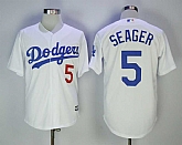 Los Angeles Dodgers #5 Corey Seager White Cool Base Stitched MLB Jerseys,baseball caps,new era cap wholesale,wholesale hats