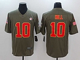 Nike Kansas City Chiefs #10 Tyreek Hill Olive Salute To Service Limited Jerseys,baseball caps,new era cap wholesale,wholesale hats