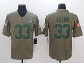 Nike New York Jets #33 Jamal Adams Olive Salute To Service Limited Jerseys,baseball caps,new era cap wholesale,wholesale hats