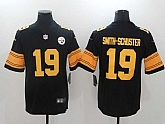 Nike Pittsburgh Steelers #19 JuJu Smith-Schuster Black Color Rush Limited Jerseys,baseball caps,new era cap wholesale,wholesale hats