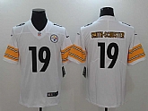 Nike Pittsburgh Steelers #19 JuJu Smith-Schuster White Vapor Untouchable Player Limited Jerseys,baseball caps,new era cap wholesale,wholesale hats