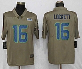 Nike Seattle Seahawks #16 Tyler Lockett Olive Salute To Service Limited Jerseys,baseball caps,new era cap wholesale,wholesale hats