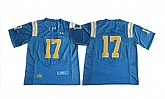 UCLA Bruins #17 Brett Hundley Blue College Football Jersey,baseball caps,new era cap wholesale,wholesale hats