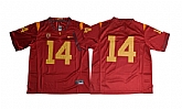 USC Trojans #14 Sam Darnold Red College Football Jersey,baseball caps,new era cap wholesale,wholesale hats