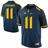 West Virginia Mountaineers #11 Chris Chugunov Navy College Football Jersey DingZhi,baseball caps,new era cap wholesale,wholesale hats