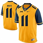 West Virginia Mountaineers #11 Kevin White Gold College Football Jersey DingZhi,baseball caps,new era cap wholesale,wholesale hats