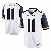 West Virginia Mountaineers #11 Kevin White White College Football Jersey DingZhi,baseball caps,new era cap wholesale,wholesale hats