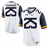 West Virginia Mountaineers #25 Justin Crawford White College Football Jersey DingZhi,baseball caps,new era cap wholesale,wholesale hats