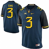 West Virginia Mountaineers #3 Charles Sims Navy College Football Jersey DingZhi,baseball caps,new era cap wholesale,wholesale hats