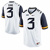 West Virginia Mountaineers #3 Charles Sims White College Football Jersey DingZhi,baseball caps,new era cap wholesale,wholesale hats