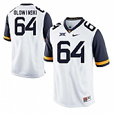 West Virginia Mountaineers #64 Mark Glowinski White College Football Jersey DingZhi,baseball caps,new era cap wholesale,wholesale hats