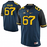 West Virginia Mountaineers #67 Quinton Spain Navy College Football Jersey DingZhi,baseball caps,new era cap wholesale,wholesale hats