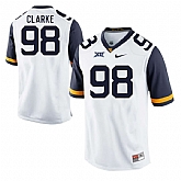 West Virginia Mountaineers #98 Will Clarke White College Football Jersey DingZhi,baseball caps,new era cap wholesale,wholesale hats