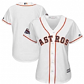 Women Houston Astros Blank White 2017 World Series Champions Cool Base Player Jersey,baseball caps,new era cap wholesale,wholesale hats