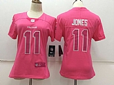 Women Nike Atlanta Falcons #11 Julio Jones Pink Vapor Untouchable Player Limited Jerseys,baseball caps,new era cap wholesale,wholesale hats