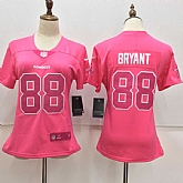 Women Nike Dallas Cowboys #88 Dez Bryant Pink Vapor Untouchable Player Limited Jerseys,baseball caps,new era cap wholesale,wholesale hats
