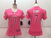 Women Nike Denver Broncos #7 John Elway Pink Vapor Untouchable Player Limited Jerseys,baseball caps,new era cap wholesale,wholesale hats