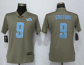 Women Nike Detroit Lions #9 Matthew Stafford Olive Salute To Service Limited Jerseys,baseball caps,new era cap wholesale,wholesale hats