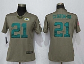 Women Nike Green Bay Packers #21 Haha Clinton-Dix Olive Salute To Service Limited Jerseys,baseball caps,new era cap wholesale,wholesale hats