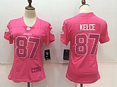 Women Nike Kansas City Chiefs #87 Travis Kelce Pink Vapor Untouchable Player Limited Jerseys,baseball caps,new era cap wholesale,wholesale hats